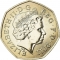 50 Pence 2011, KM# 1166, United Kingdom (Great Britain), Elizabeth II, London 2012 Summer Olympics, Aquatics