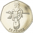 50 Pence 2009-2011, KM# 1150, United Kingdom (Great Britain), Elizabeth II, London 2012 Summer Olympics, Athletics