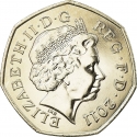 50 Pence 2011, KM# 1190, United Kingdom (Great Britain), Elizabeth II, London 2012 Summer Olympics, Basketball