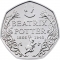 50 Pence 2016, KM# 1370, United Kingdom (Great Britain), Elizabeth II, Beatrix Potter’s The Tale of Peter Rabbit, 150th Anniversary of Birth of Beatrix Potter