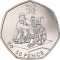 50 Pence 2011, KM# 1189, United Kingdom (Great Britain), Elizabeth II, London 2012 Summer Olympics, Boccia