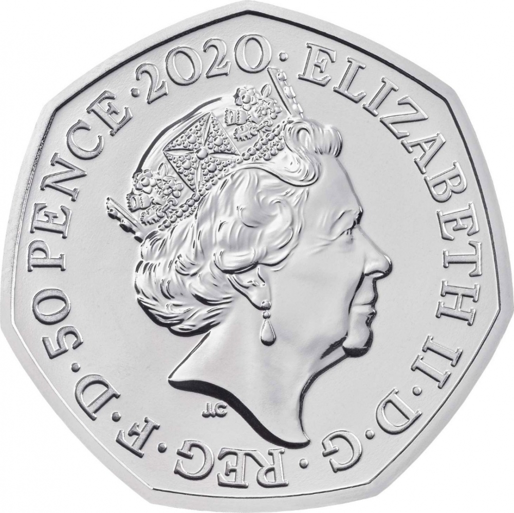 50 Pence 2020, Sp# H81, United Kingdom (Great Britain), Elizabeth II, Brexit
