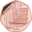 50 Pence 2020, Sp# H79, United Kingdom (Great Britain), Elizabeth II, Winnie the Pooh and Friends, Christopher Robin
