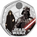 50 Pence 2023, United Kingdom (Great Britain), Charles III, 40th Anniversary of the Star Wars, Darth Vader and Emperor Palpatine
