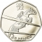 50 Pence 2011, KM# 1176, United Kingdom (Great Britain), Elizabeth II, London 2012 Summer Olympics, Equestrian