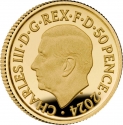 50 Pence 2024, United Kingdom (Great Britain), Charles III, Music Legends, George Michael