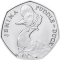 50 Pence 2016, KM# 1372, United Kingdom (Great Britain), Elizabeth II, Beatrix Potter’s The Tale of Peter Rabbit, Jemima Puddle-Duck