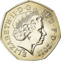 50 Pence 2011, KM# 1184, United Kingdom (Great Britain), Elizabeth II, London 2012 Summer Olympics, Judo