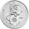 50 Pence 2021, Sp# QBCSA4, United Kingdom (Great Britain), Elizabeth II, Queen's Beasts, White Lion of Mortimer, Frosted Proof