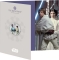 50 Pence 2023, United Kingdom (Great Britain), Charles III, 40th Anniversary of the Star Wars, Luke Skywalker and Princess Leia, Fold-out packaging
