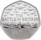 50 Pence 2019, Sp# H68, United Kingdom (Great Britain), Elizabeth II, Celebrating 50 Years of the 50p, Military, 75th Anniversary of the Battle of Britain