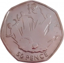 50 Pence 2011, KM# 1177a, United Kingdom (Great Britain), Elizabeth II, London 2012 Summer Olympics, Modern Pentathlon