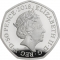 50 Pence 2018, KM# 1554a, United Kingdom (Great Britain), Elizabeth II, Beatrix Potter’s The Tale of Peter Rabbit, Mrs. Tittlemouse