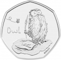 50 Pence 2021, United Kingdom (Great Britain), Elizabeth II, Winnie the Pooh and Friends, Owl