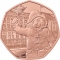 50 Pence 2018, KM# 1557b, United Kingdom (Great Britain), Elizabeth II, 60th Anniversary of Paddington Bear, Paddington Bear at Buckingham Palace