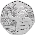 50 Pence 2018, KM# 1557, United Kingdom (Great Britain), Elizabeth II, 60th Anniversary of Paddington Bear, Paddington Bear at Buckingham Palace