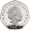 50 Pence 2019, Sp# H76, United Kingdom (Great Britain), Elizabeth II, 60th Anniversary of Paddington Bear, Paddington at St Paul's Cathedral