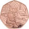 50 Pence 2018, KM# 1558b, United Kingdom (Great Britain), Elizabeth II, 60th Anniversary of Paddington Bear, Paddington at the Station