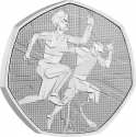 50 Pence 2024, United Kingdom (Great Britain), Charles III, Team GB, Paris 2024 Summer Olympics and Paralympic