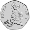 50 Pence 2018, KM# 1552, United Kingdom (Great Britain), Elizabeth II, Beatrix Potter’s The Tale of Peter Rabbit, Peter Rabbit