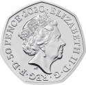 50 Pence 2020, Sp# H80, United Kingdom (Great Britain), Elizabeth II, Winnie the Pooh and Friends, Piglet