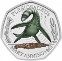 50 Pence 2021, Sp# H95, United Kingdom (Great Britain), Elizabeth II, Dinosauria Collection, Plesiosaurus