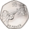50 Pence 2011, KM# 1179, United Kingdom (Great Britain), Elizabeth II, London 2012 Summer Olympics, Shooting