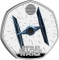 50 Pence 2024, United Kingdom (Great Britain), Charles III, 40th Anniversary of the Star Wars, TIE Fighter
