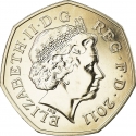 50 Pence 2011, KM# 1185, United Kingdom (Great Britain), Elizabeth II, London 2012 Summer Olympics, Taekwondo