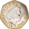 50 Pence 2011, KM# 1194, United Kingdom (Great Britain), Elizabeth II, London 2012 Summer Olympics, Tennis
