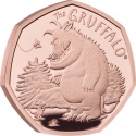 50 Pence 2019, Sp# H77, United Kingdom (Great Britain), Elizabeth II, 20th Anniversary of The Gruffalo, The Gruffalo and Mouse
