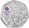 50 Pence 2021, Sp# H80, United Kingdom (Great Britain), Elizabeth II, Team GB, Tokyo 2020 Summer Olympics