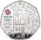 50 Pence 2021, Sp# H80, United Kingdom (Great Britain), Elizabeth II, Team GB, Tokyo 2020 Summer Olympics