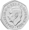 50 Pence 2024, United Kingdom (Great Britain), Charles III, Dinosauria Collection, Tyrannosaurus