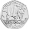 50 Pence 2024, United Kingdom (Great Britain), Charles III, Dinosauria Collection, Tyrannosaurus