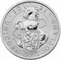 50 Pence 2021, Sp# QBCSA9, United Kingdom (Great Britain), Elizabeth II, Queen's Beasts, Unicorn of Scotland