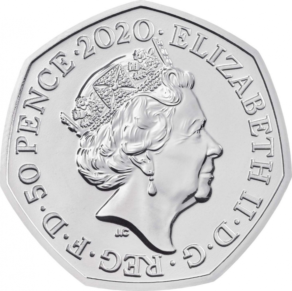 50 Pence 2020, Sp# H78, United Kingdom (Great Britain), Elizabeth II, Winnie the Pooh and Friends, Winnie the Pooh