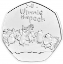 50 Pence 2021, United Kingdom (Great Britain), Elizabeth II, Winnie the Pooh and Friends, Winnie the Pooh and Friends