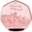 50 Pence 2021, Sp# H97, United Kingdom (Great Britain), Elizabeth II, Winnie the Pooh and Friends, Winnie the Pooh and Friends