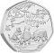 50 Pence 2022, Sp# H109, United Kingdom (Great Britain), Elizabeth II, Winnie the Pooh and Friends, Winnie the Pooh and His Close Friends