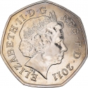 50 Pence 2011, KM# 1188, United Kingdom (Great Britain), Elizabeth II, London 2012 Summer Olympics, Wrestling
