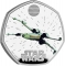 50 Pence 2024, United Kingdom (Great Britain), Charles III, 40th Anniversary of the Star Wars, X-Wing