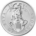 50 Pence 2021, Sp# QBCSA5, United Kingdom (Great Britain), Elizabeth II, Queen's Beasts, Yale of Beaufort