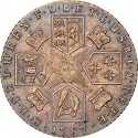 6 Pence 1787, KM# 606, United Kingdom (Great Britain), George III