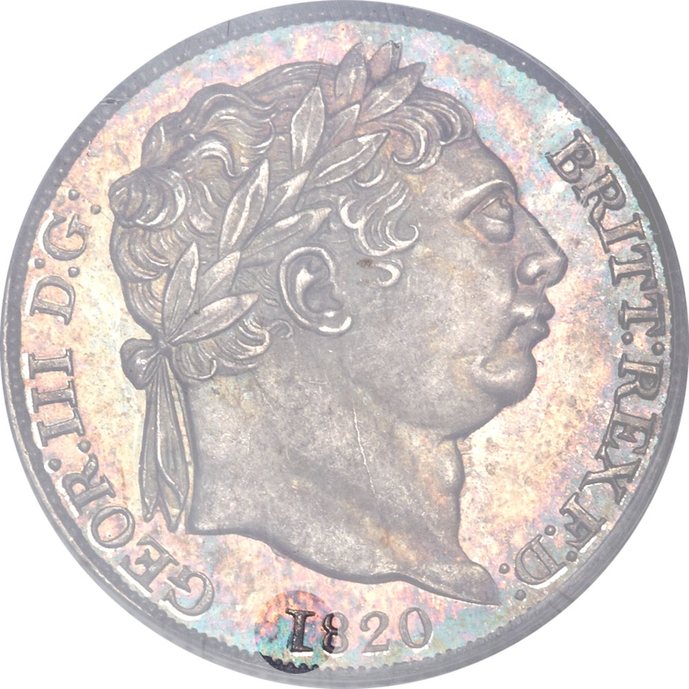 6 Pence 1816-1820, KM# 665, United Kingdom (Great Britain), George III, 1820: inverted 1 in date