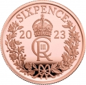 6 Pence 2023, United Kingdom (Great Britain), Charles III