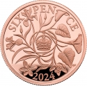 6 Pence 2024, United Kingdom (Great Britain), Charles III