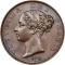 1/2 Penny 1838-1860, KM# 726, United Kingdom (Great Britain), Victoria