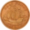 1/2 Penny 1937-1948, KM# 844, United Kingdom (Great Britain), George VI