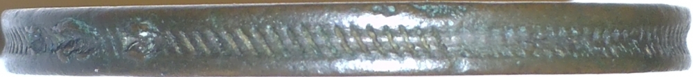 1 Penny 1806-1808, KM# 663, United Kingdom (Great Britain), George III, Edge